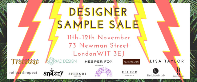 designer sample sale